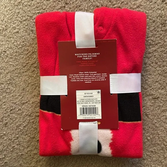 Target Wondershop Baby Santa Pajamas - Size 3/6 Months - Picture 5 of 7